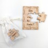 Puzzle témoin en bois - Moustache