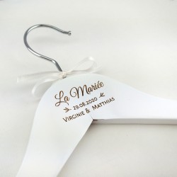 cintre mariage gravé