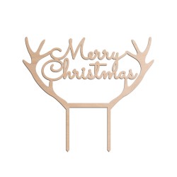 cake topper noel merry christmas