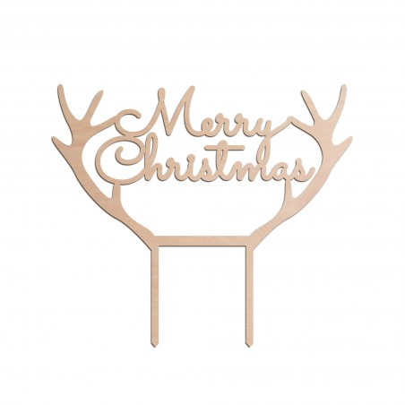 cake topper noel merry christmas