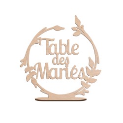 numéro table mariage champêtre