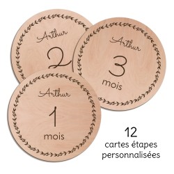 carte étape cadeau naissance