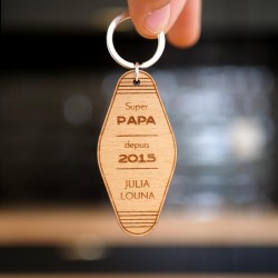 Porte clés fête des pères Motel