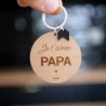 Porte-clés personnalisé - Super Papa