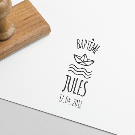 Hexa Save the date - Tampons de mariage personnalisés - Poppiz Fab