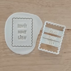 emporte pièce bientôt mamie gâteau cookie cutter