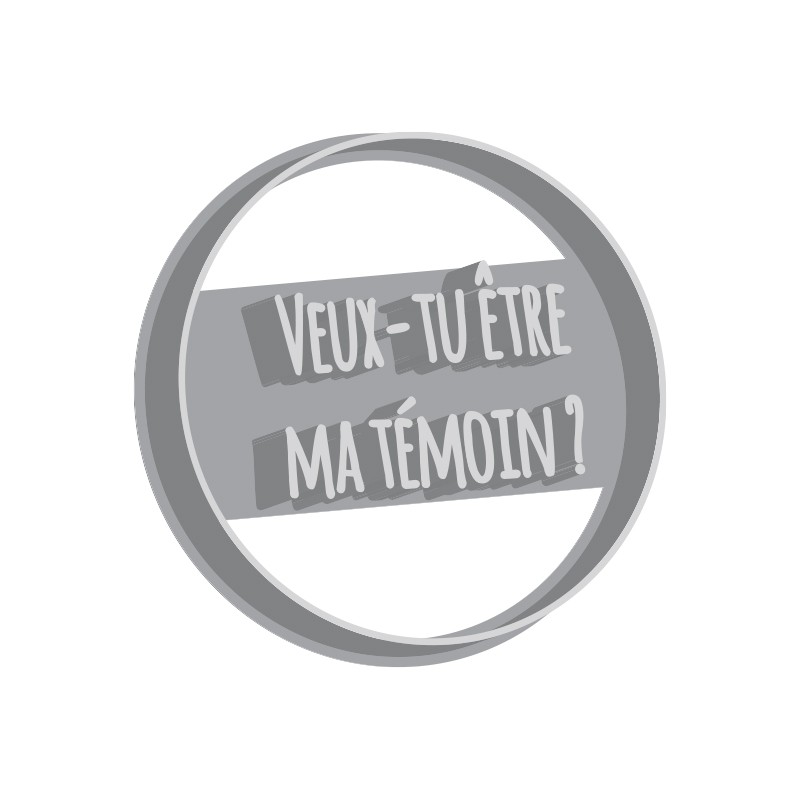 Petite boîte - Veux-tu être ma témoin ?